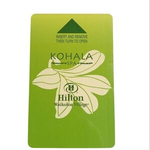 Hilton Waikoloa Village Hotel Room Key Card Travel Memorabilia Family
